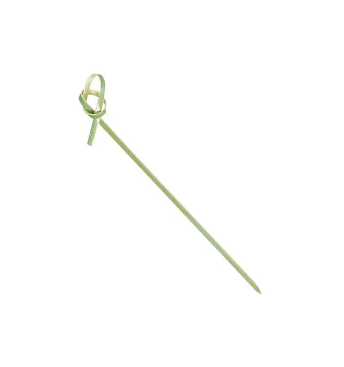 Bamboe vleespennen Strik Design Naturel groen 18cm (5000 stuks) Bamboe vleespennen Strik Design Naturel groen 18cm (5000 stuks)