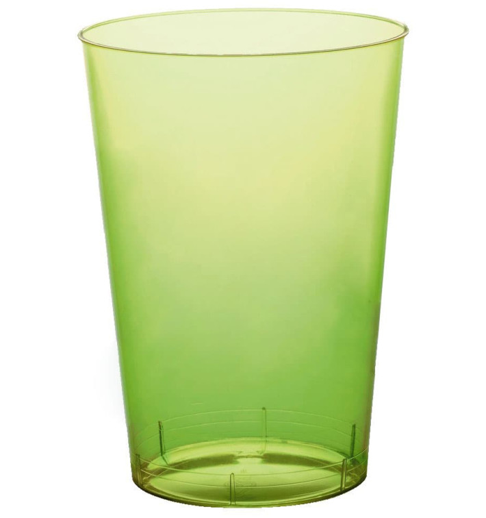 Verre Plastique Moon Vert citron Transp. PS 230ml (1000 Unités) Verre Plastique Moon Vert citron Transp. PS 230ml (1000 Unités)