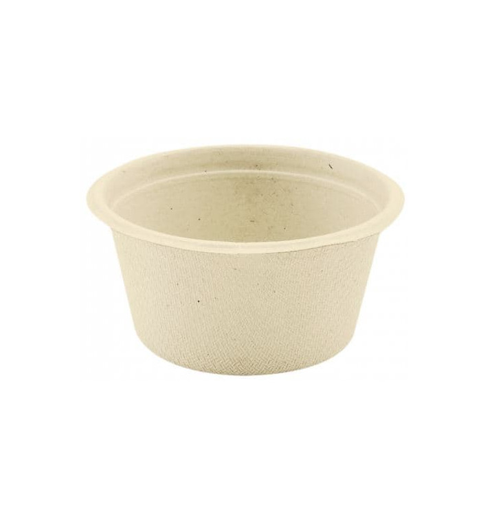 Pot Bio à Sauce en Canne à Sucre Naturel 55ml (50 Utés) Pot Bio à Sauce en Canne à Sucre Naturel 55ml (50 Utés)