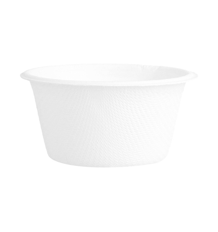 Pot Bio à Sauce en Canne à Sucre Blanc 55ml (1000 Utés) Pot Bio à Sauce en Canne à Sucre Blanc 55ml (1000 Utés)