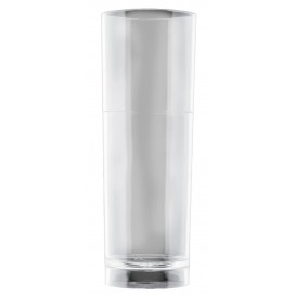 Plastic Collins glas Herbruikbaar SAN transparant 200ml (6 stuks) 