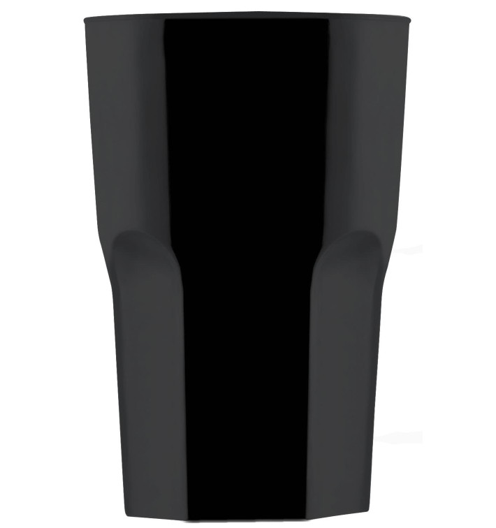 Verre Réutilisable SAN Granity Noir 400ml (5 Utés) Verre Réutilisable SAN Granity Noir 400ml (5 Utés)
