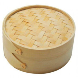 Bamboe stomer met Deksel Ø8x6cm (200 stuks)
