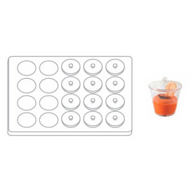 Kit Plateau et Couvercle + Support et 20 Bols Ronds (1 Kit)