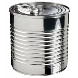 Proeving plastic conservenblik PS zilver 220ml Ø7,4x7,3cm (20 stuks) 