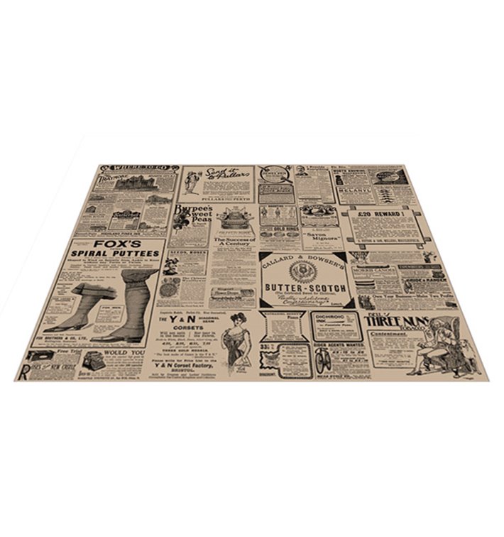 Papier Ingraissable Kraft Times 31x38cm (1000 Utés) Papier Ingraissable Kraft Times 31x38cm (1000 Utés)