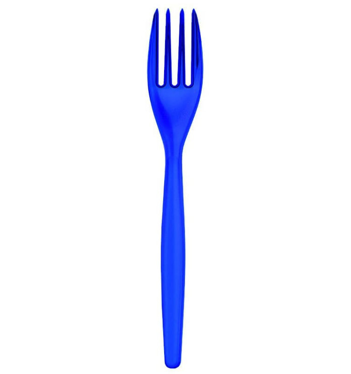 Fourchette Plastique Easy PS Bleu Perle 180mm (20 Unités) Fourchette Plastique Easy PS Bleu Perle 180mm (20 Unités)