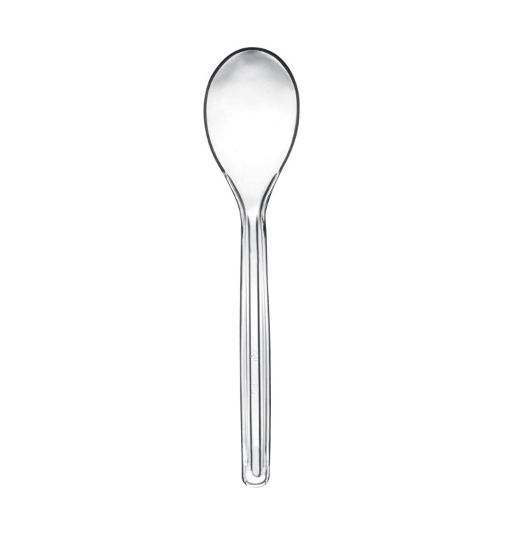 Cuillère Plastique Easy PS Transp. 120mm (3000 Unités) Cuillère Plastique Easy PS Transp. 120mm (3000 Unités)