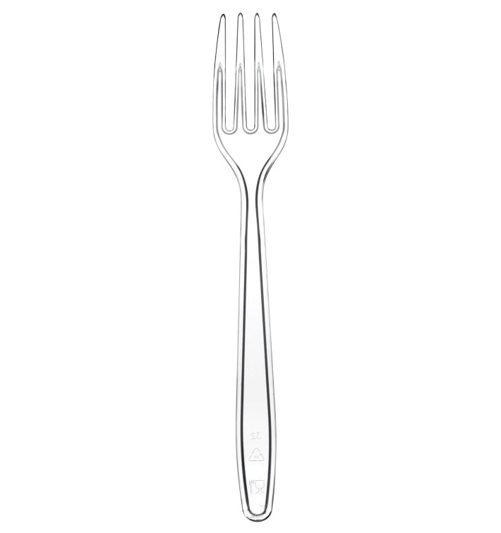 Fourchette Plastique Easy PS Transp. 175mm (100 Unités) Fourchette Plastique Easy PS Transp. 175mm (100 Unités)