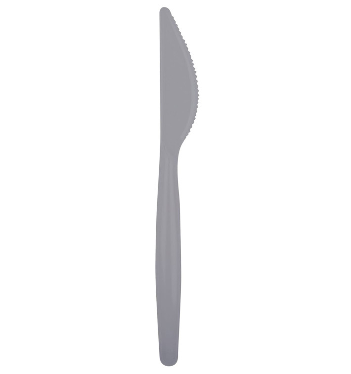 couteau Plastique Easy PS Gris 185mm (500 Unités) couteau Plastique Easy PS Gris 185mm (500 Unités)