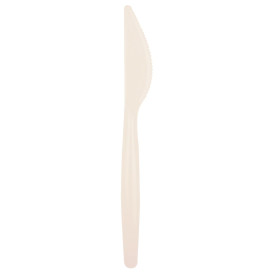 Plastic PS mes "Easy" crème 18,5cm (500 stuks)