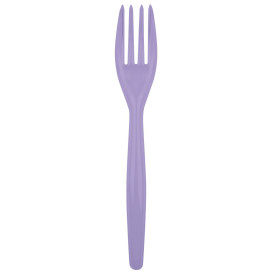 Fourchette Plastique Easy PS Lilas 180mm (20 Unités)