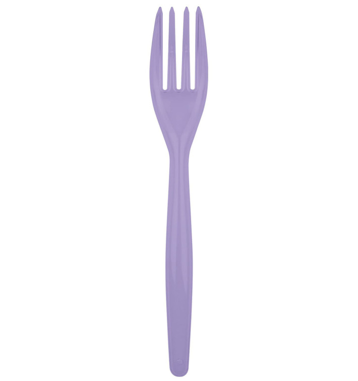 Plastic PS vork "Easy" lila 18cm (20 stuks) Plastic PS vork "Easy" lila 18cm (20 stuks)