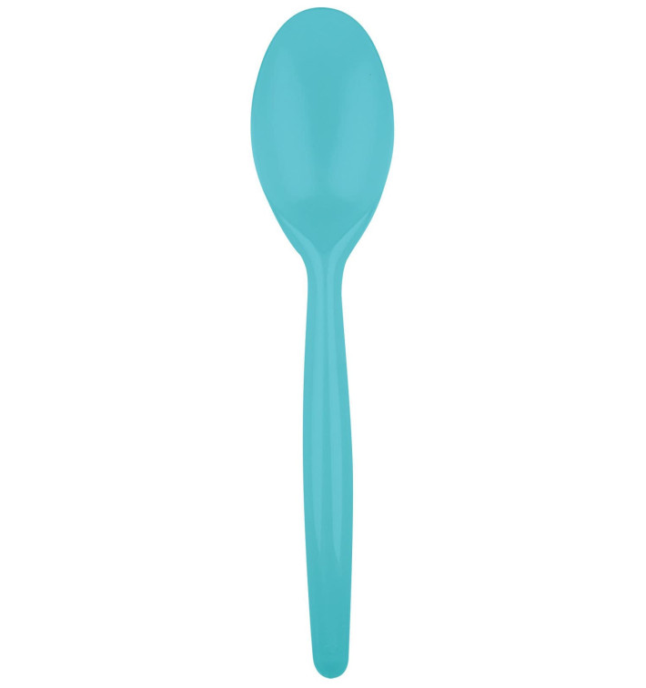Cuillère Plastique Easy PS Turquoise 185mm (500 Unités) Cuillère Plastique Easy PS Turquoise 185mm (500 Unités)