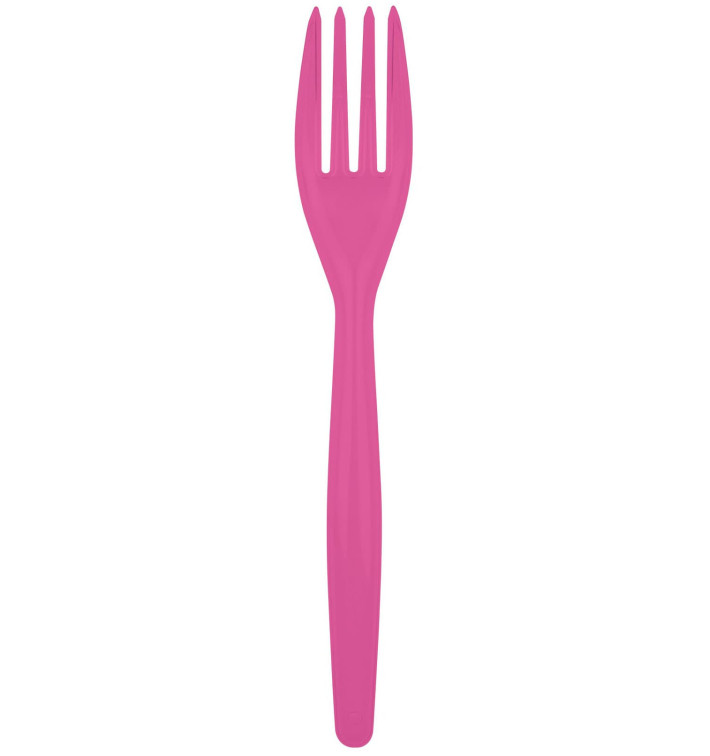 Fourchette Plastique Easy PS Fuchsia 180mm (500 Unités) Fourchette Plastique Easy PS Fuchsia 180mm (500 Unités)