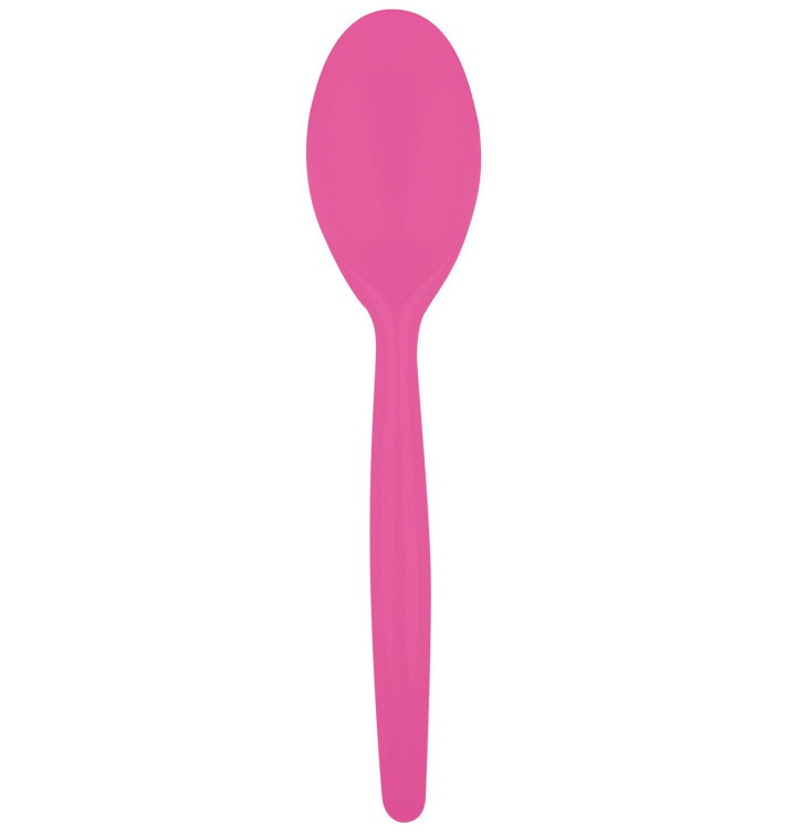 Plastic lepel PS "Easy" fuchsia 18,5 cm (20 stuks) Plastic lepel PS "Easy" fuchsia 18,5 cm (20 stuks)
