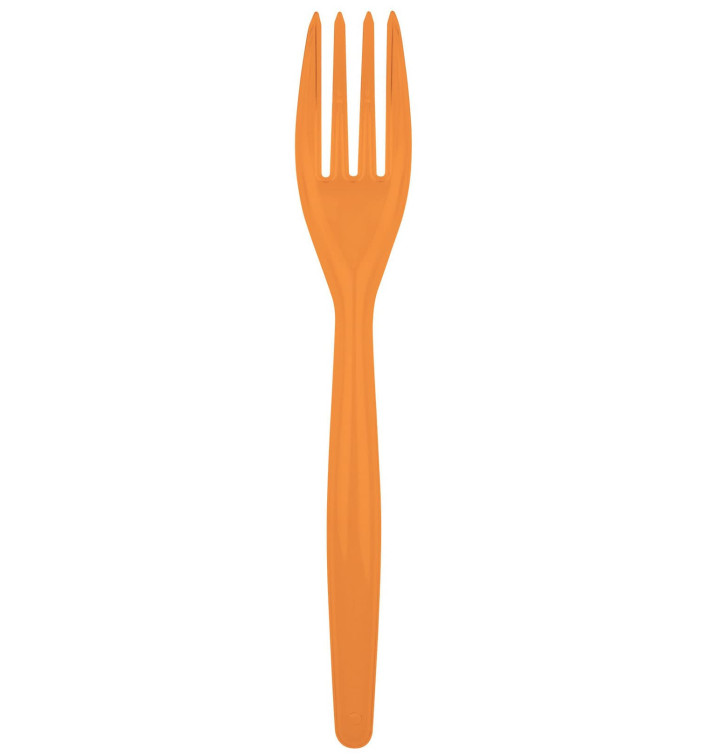 Fourchette Plastique Easy PS Orange 180mm (500 Unités) Fourchette Plastique Easy PS Orange 180mm (500 Unités)