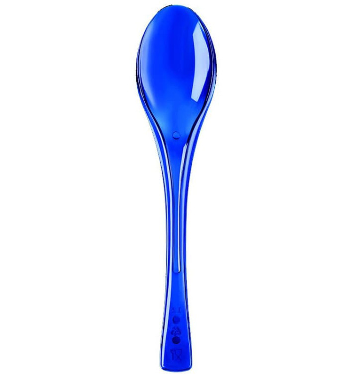 Cuillère Plastique Fly Bleu Transp. 145mm (50 Unités) Cuillère Plastique Fly Bleu Transp. 145mm (50 Unités)