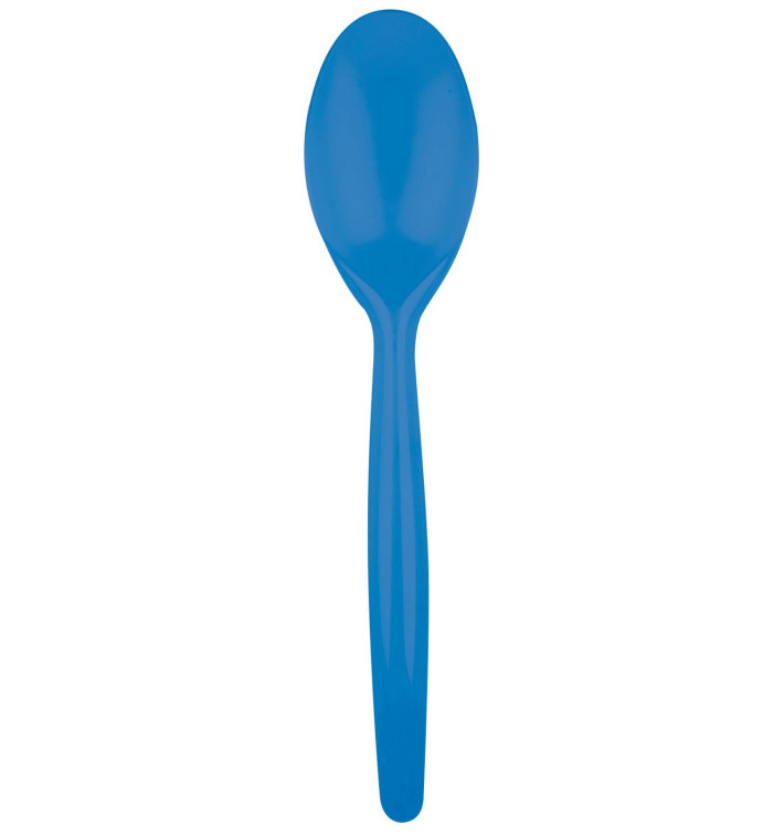 Plastic lepel PS "Easy" blauw transparant 18,5 cm (20 stuks) Plastic lepel PS "Easy" blauw transparant 18,5 cm (20 stuks)