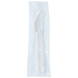 Plastic mes "Magnum" verpakt 18,5cm (25 stuks)