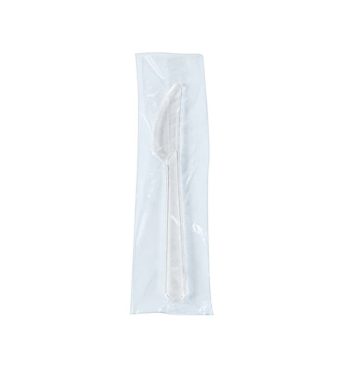 Plastic mes "Magnum" verpakt 18,5cm (1000 stuks) Plastic mes "Magnum" verpakt 18,5cm (1000 stuks)