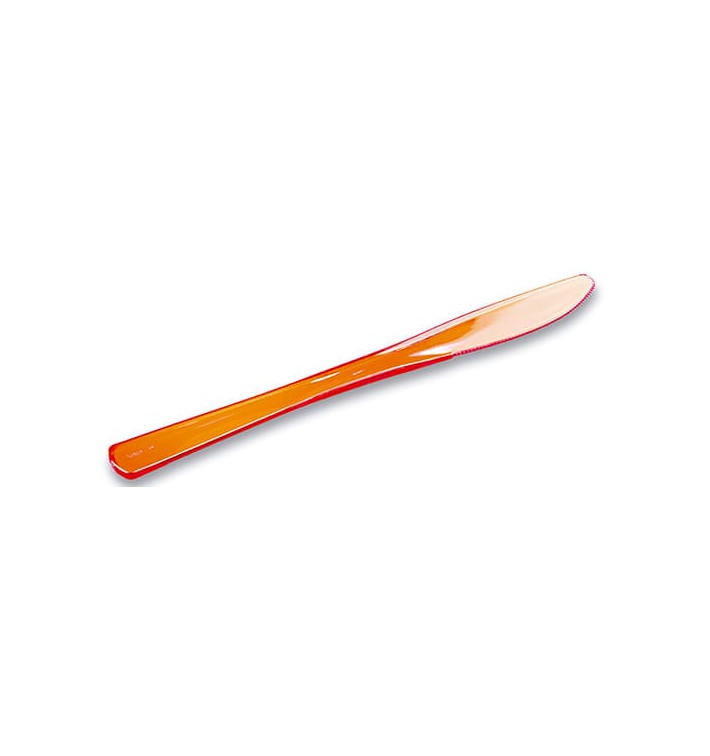 Couteau Plastique Premium Orange 200mm (10 Unités) Couteau Plastique Premium Orange 200mm (10 Unités)