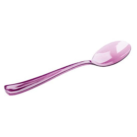 Cuillère Plastique Premium Aubergine 160mm (10 Unités)