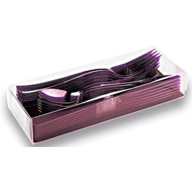 Couverts Fourchette, Couteau, Cuillère Aubergine (1 Uté)