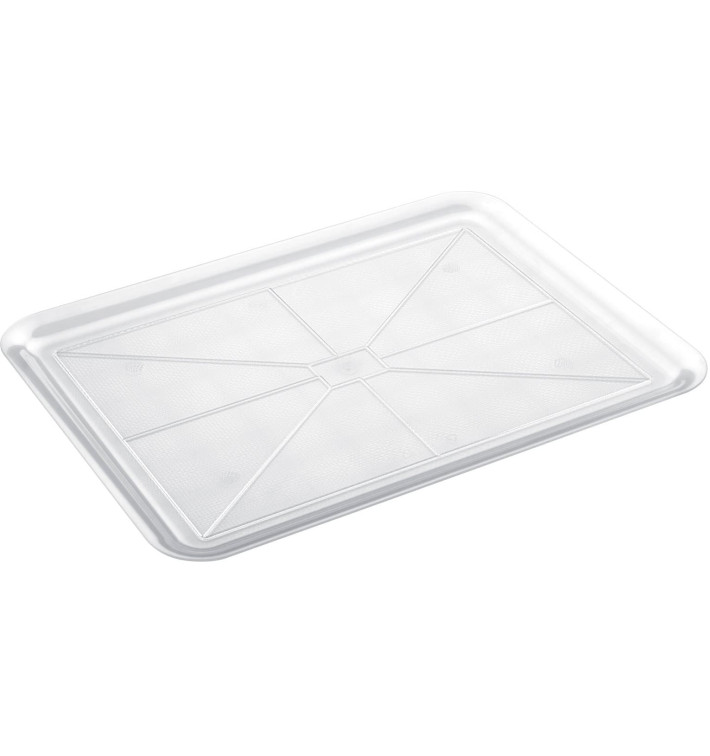 Plat Tray Transparent 37x50cm (4 Utés) Plat Tray Transparent 37x50cm (4 Utés)