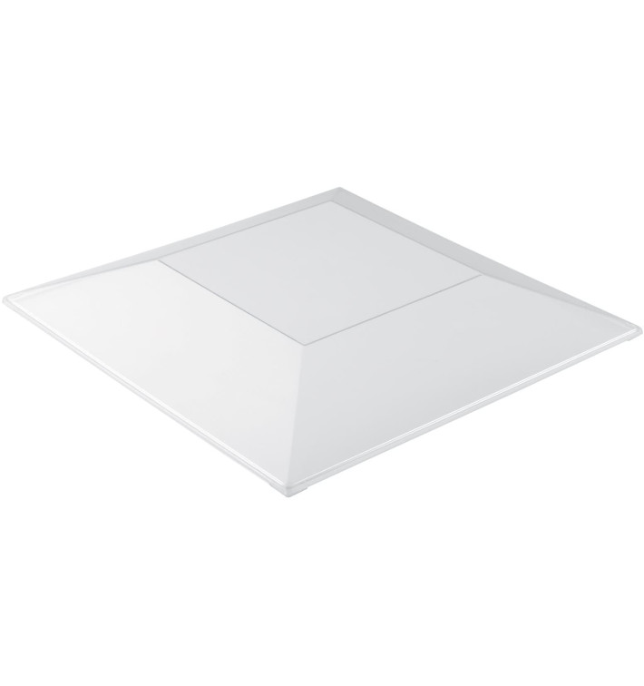 Plastic Deksel voor dienblad Parten transparant 25x25cm (30 stuks) Plastic Deksel voor dienblad Parten transparant 25x25cm (30 stuks)
