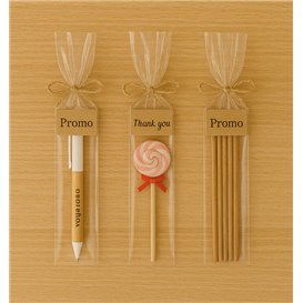 Plastic zak cellofaan PP 4x25cm G-130 (1000 stuks)