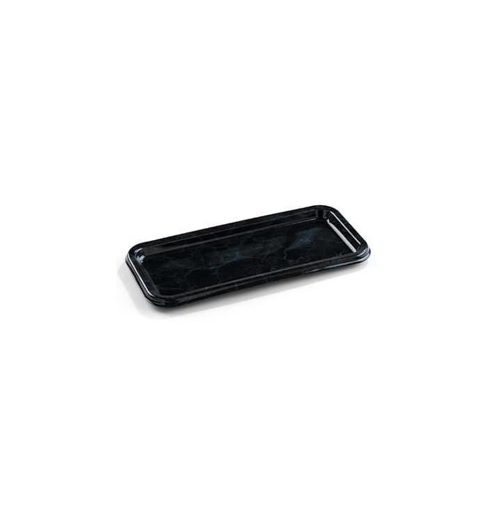 Plateau Plastique Rectangulaire Marbré 35x16 cm (5 Utés) Plateau Plastique Rectangulaire Marbré 35x16 cm (5 Utés)