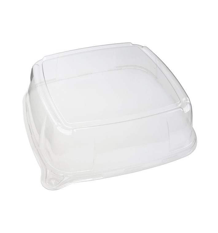 Plastic Deksel voor dienblad 27x27x8 cm (5 stuks) Plastic Deksel voor dienblad 27x27x8 cm (5 stuks)