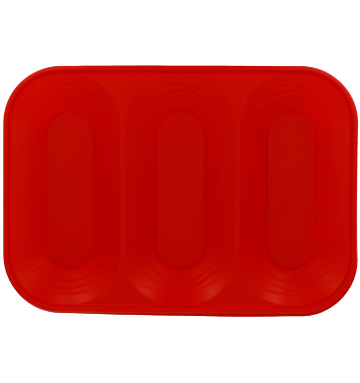 Plastic dienblad microgolfbaar "X-Table" 3C rood 33x23cm (2 stuks) Plastic dienblad microgolfbaar "X-Table" 3C rood 33x23cm (2 stuks)