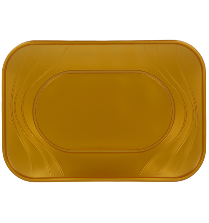 Plateau Plastique PP "X-Table" Or 330x230mm (60 Unités) Plateau Plastique PP "X-Table" Or 330x230mm (60 Unités)