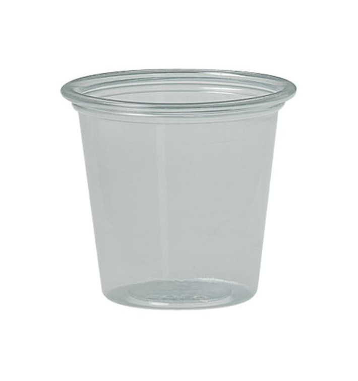 Plastic souffle beker PS transparant 37ml Ø4,8cm (5000 stuks) Plastic souffle beker PS transparant 37ml Ø4,8cm (5000 stuks)