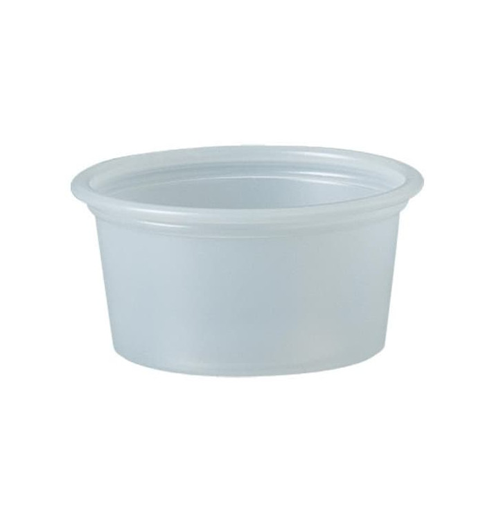 Plastic souffle beker PS transparant 22ml Ø4,8cm (5000 stuks)