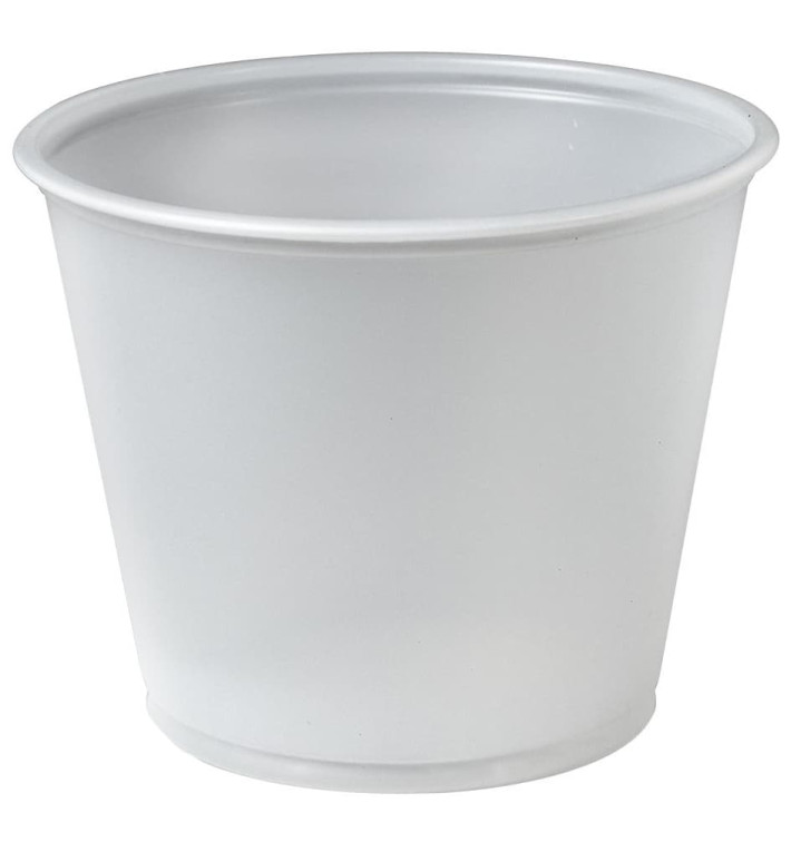 Pot à Sauce Plastique PS Trans. 165ml Ø7,3cm (250 Utés)