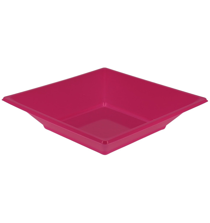 Assiette Plastique Creuse Carrée Fuchsia 170mm (5 Unités) Assiette Plastique Creuse Carrée Fuchsia 170mm (5 Unités)