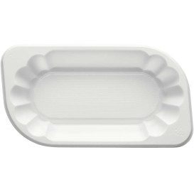 Plateau Plastique PS Blanc 175x95x30mm 250ml (1500 Utés)
