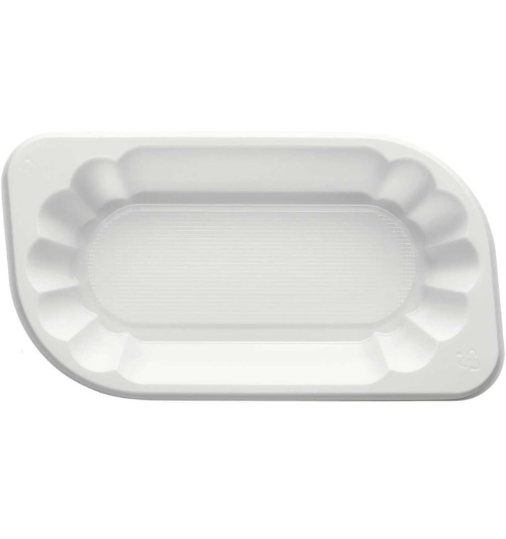 Plateau Plastique PS Blanc 175x95x40mm 300ml (250 Unités) Plateau Plastique PS Blanc 175x95x40mm 300ml (250 Unités)