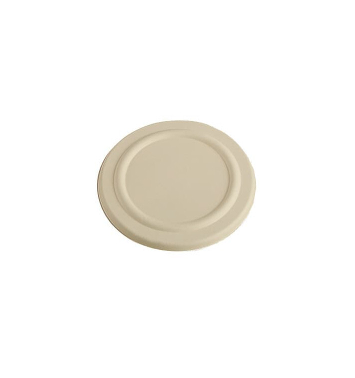 Couvercle en Canne à Sucre Naturel pour pot 425ml Ø95mm (50 Utés) Couvercle en Canne à Sucre Naturel pour pot 425ml Ø95mm (50 Utés)