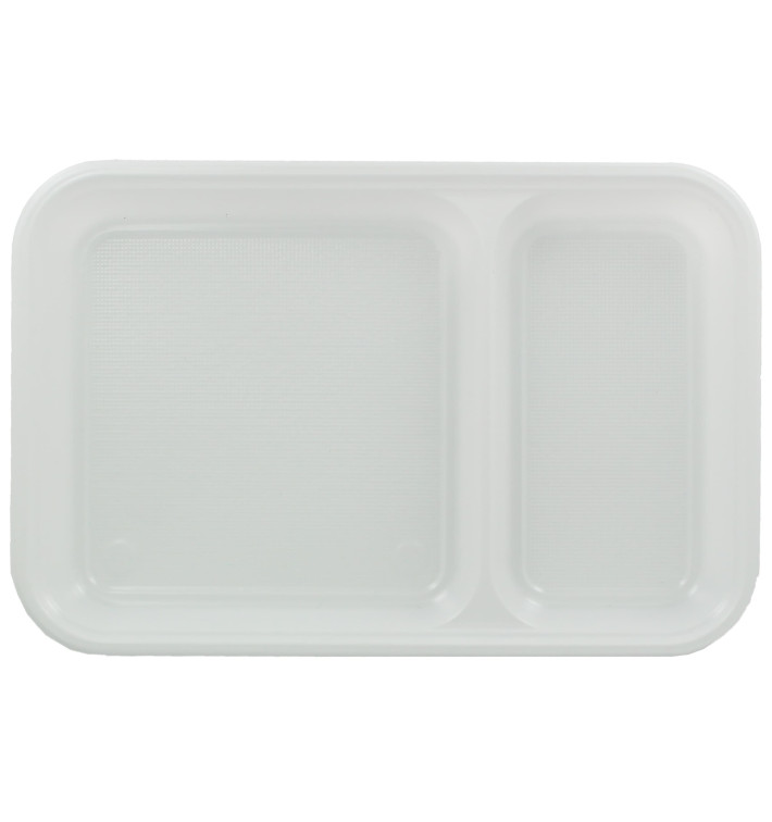 Barquette Plastique PS Blanc 2C 270x180mm (50 Utés) Barquette Plastique PS Blanc 2C 270x180mm (50 Utés)