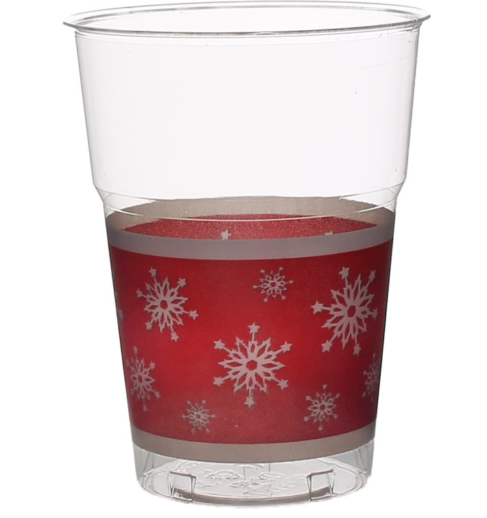 Gobelet "Diamant" PS Cristal Flocon de Neige 200ml (10 utés) Gobelet "Diamant" PS Cristal Flocon de Neige 200ml (10 utés)