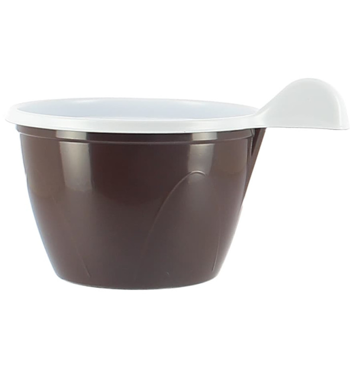 Tasse Plastique PS Chocolat 100 ml (480 Unités) Tasse Plastique PS Chocolat 100 ml (480 Unités)