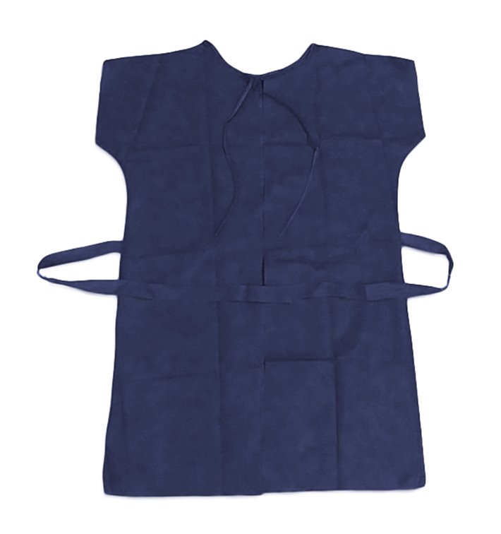 Blouse PP pour Patients RX Bleu XL (100 Utés) Blouse PP pour Patients RX Bleu XL (100 Utés)