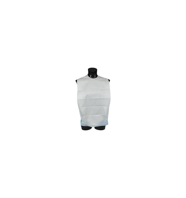 Bavoir Adulte avec poche Blanc Economique 36x65cm (500 Utés) Bavoir Adulte avec poche Blanc Economique 36x65cm (500 Utés)