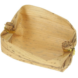 Mini Panier Bambou Dégustation 3,8x5,8x3,8cm (500 Utés)