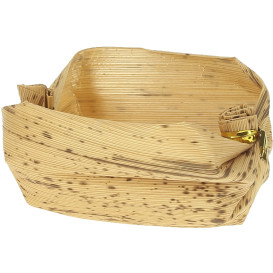 Mini Panier Bambou Dégustation 3,8x5,8x3,8cm (25 Utés)