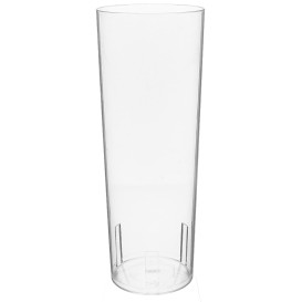 Verre Tube 330ml Transparent Cristal PS (10 Utés)